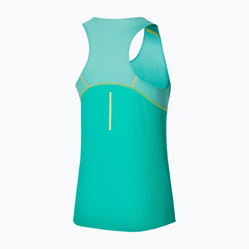 Dámské běžecké tílko tank top Mizuno Aero Tank blue turquoise 6