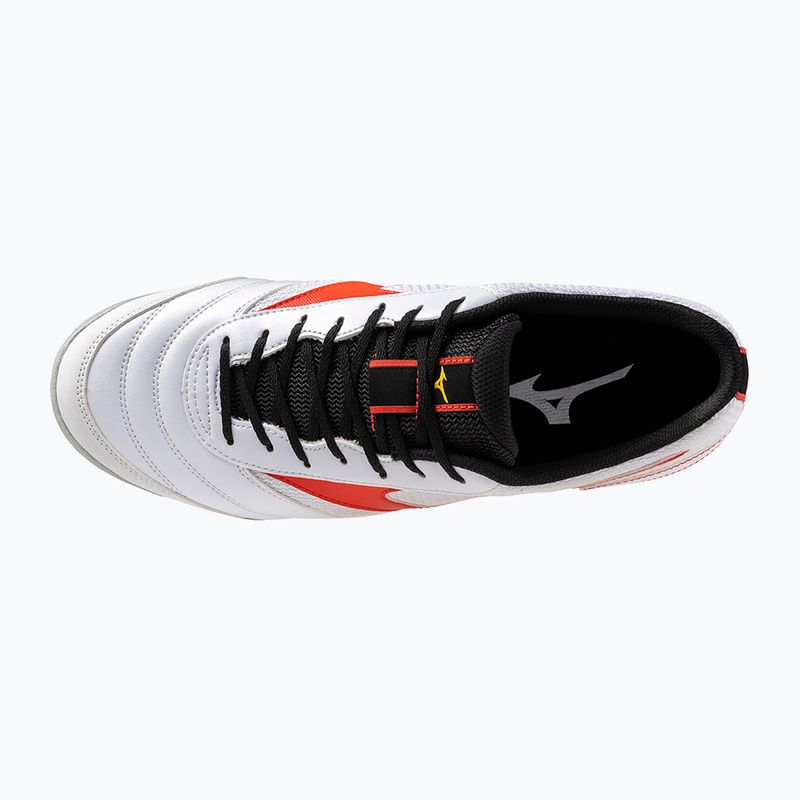 Dětské kopačky Mizuno MRL Sala Club TF Jr white/radiant red 10