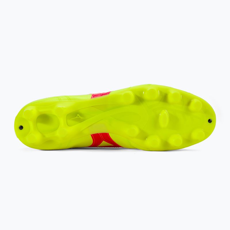 Pánské kopačky Mizuno Morelia II Club MD safety yellow/fiery coral 2/galaxy silver 6