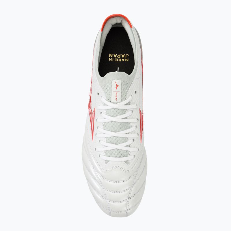 Pánské kopačky Mizuno Morelia Neo IV Β Japan Mix white/radiant red/hot coral 5