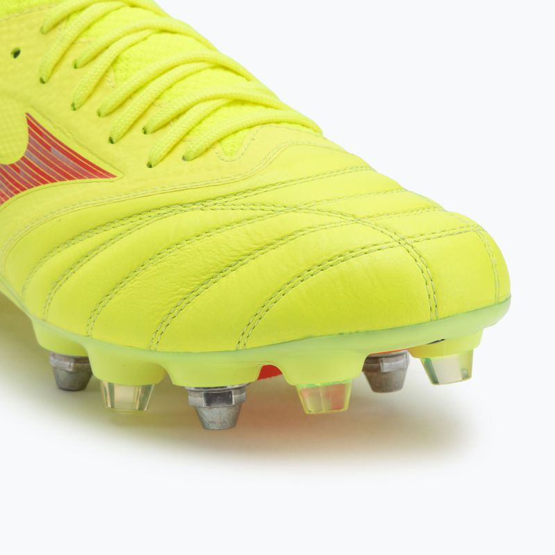 Pánské kopačky Mizuno Morelia Neo IV β Elite MIX safety yellow/fiery coral 2/safety yellow  7
