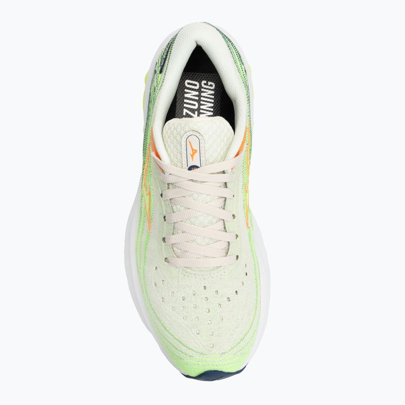 Dámské běžecké boty Mizuno Wave Skyrise 5 pristine/vibrant orange/mizuno neo lime 5