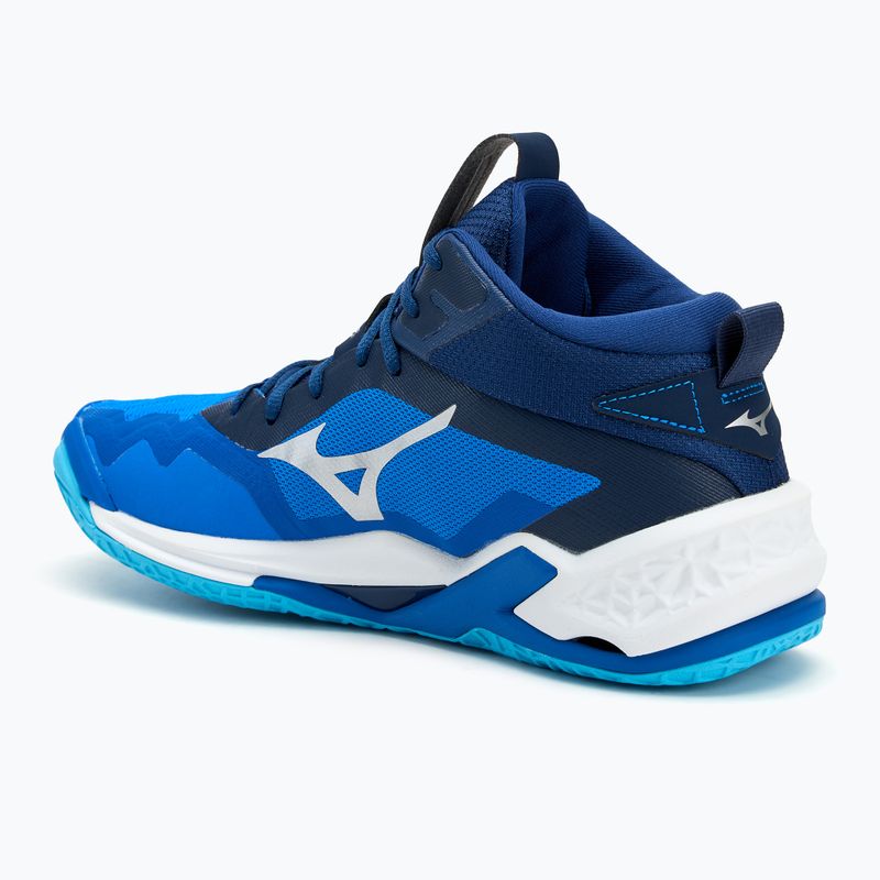 Pánské boty na házenou Mizuno Wave Stealth Neo 2 Mid mugen blue/white/estate blue 3