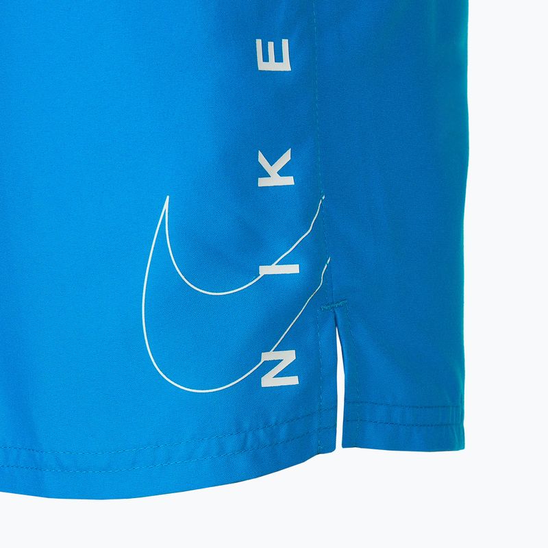 Pánské plavecké šortky Nike Swoosh Break 5" Volley modré NESSC601-458 5
