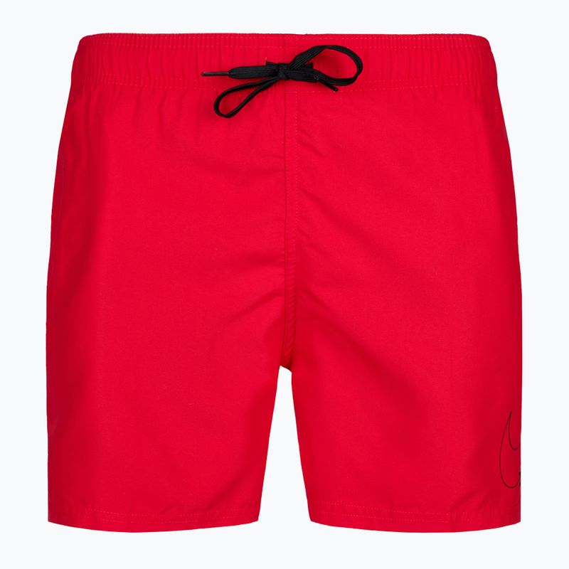 Pánské plavecké šortky Nike Swoosh Break 5" Volley červené NESSC601-614 3