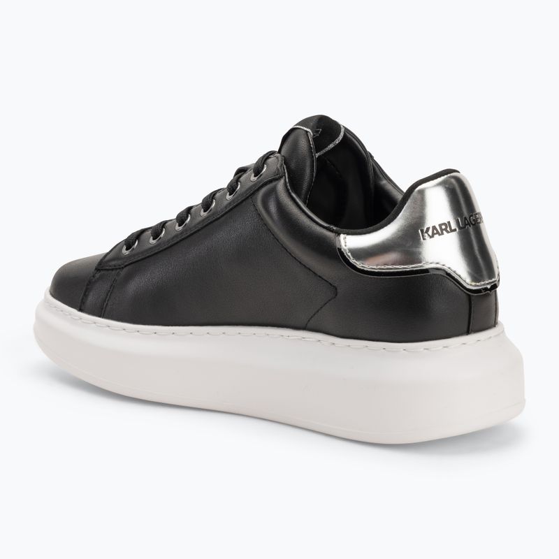Dámské boty KARL LAGERFELD Kapri Nft Lo Lace black leather 3
