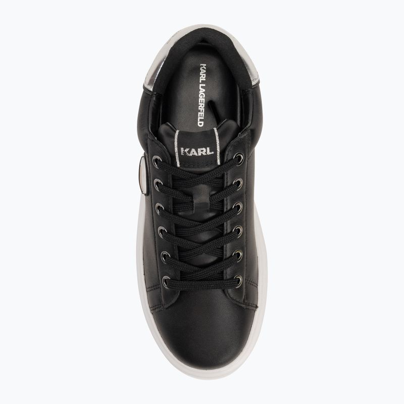 Dámské boty KARL LAGERFELD Kapri Nft Lo Lace black leather 5