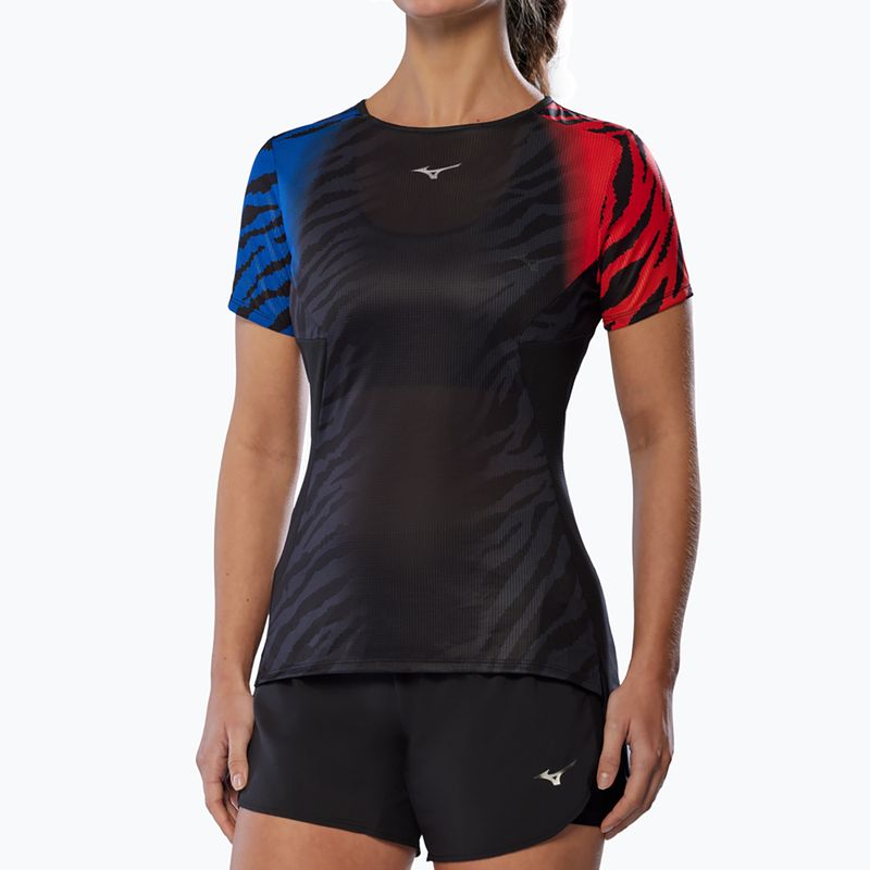 Dámské běžecké tričko Mizuno DryAeroFlow Graphic Tee oni red