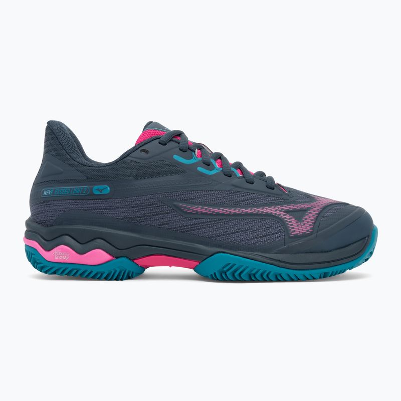 Dámské boty na padel Mizuno Wave Exceed Light 2 Padel midnight navy/ fuchsia purple/ enamel blue 2