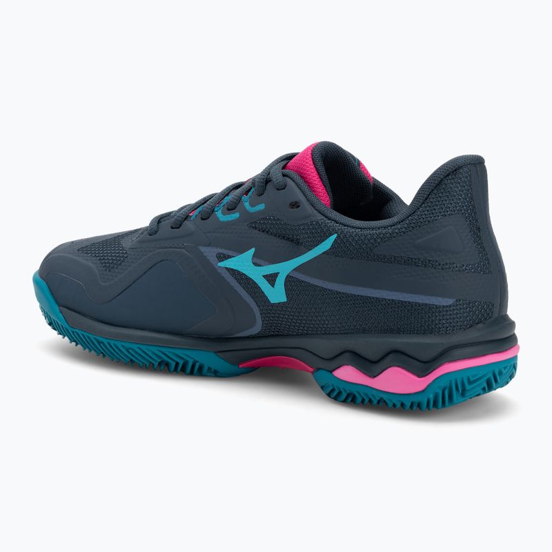 Dámské boty na padel Mizuno Wave Exceed Light 2 Padel midnight navy/ fuchsia purple/ enamel blue 3