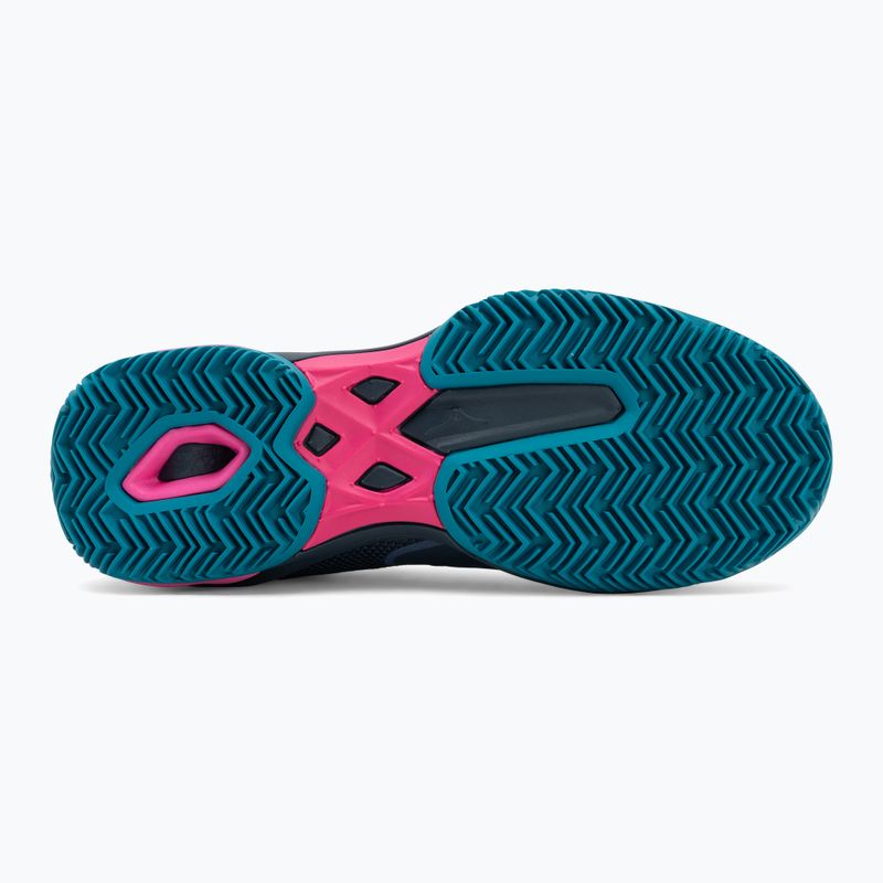 Dámské boty na padel Mizuno Wave Exceed Light 2 Padel midnight navy/ fuchsia purple/ enamel blue 4