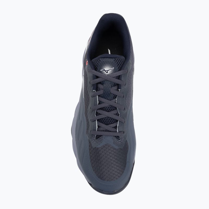 Tenisové boty Mizuno Wave Enforce Court CC odyssey gray/white/blue granite 5