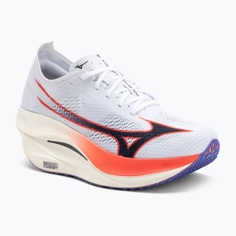 Bežecké boty Mizuno Wave Rebellion Pro 3 white/baritone blue/fiery cora