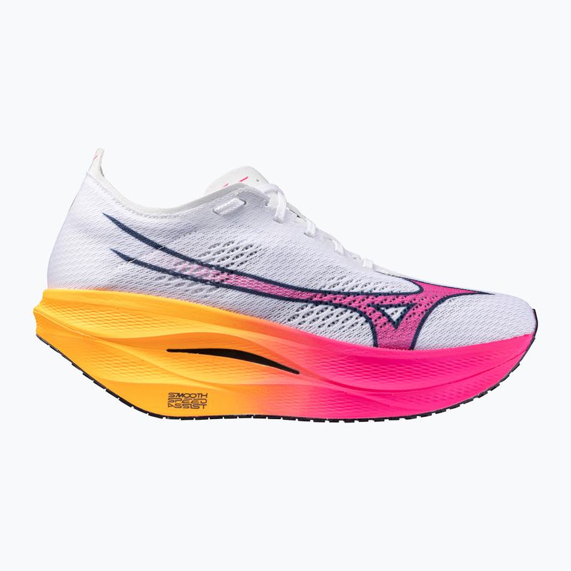 Běžecké boty Mizuno Wave Rebellion Pro 3 white/pink tetra/tang orange 8