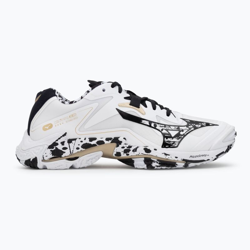 Volejbalové boty Mizuno Wave Lightning Z8 white/black/gold 2