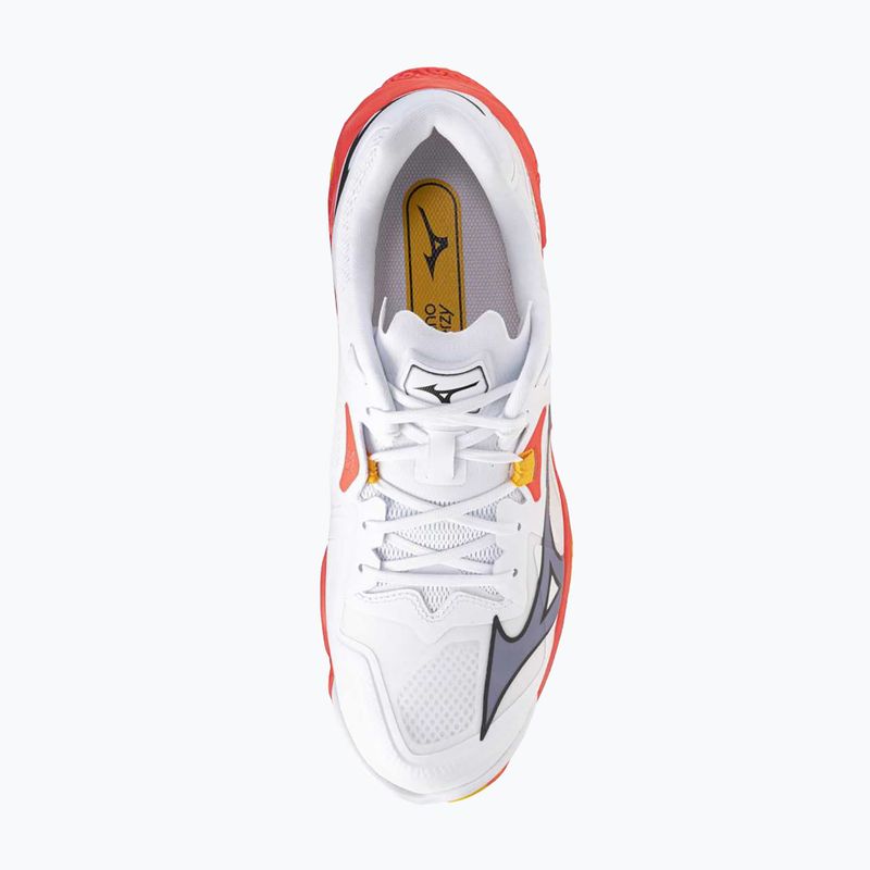 Volejbalové boty Mizuno Wave Lightning Z8 white/fiery coral 2/citrus 8