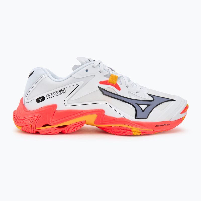 Volejbalové boty Mizuno Wave Lightning Z8 white/fiery coral 2/citrus 2