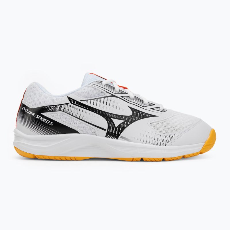 Volejbalové boty Mizuno Cyclone Speed 5 white/fiery coral 2/citrus 2