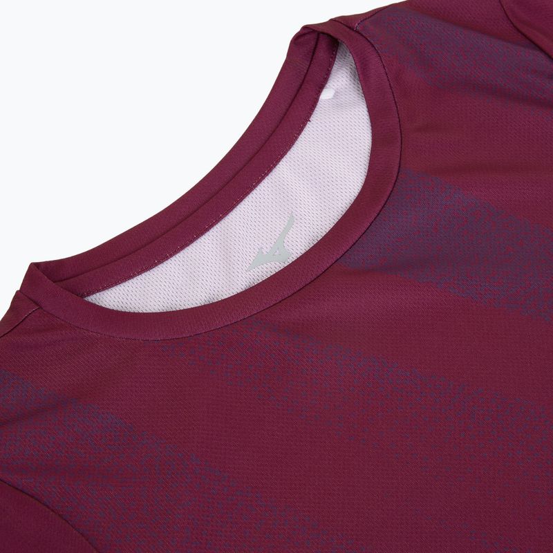 Dámské běžecké tričko Mizuno Core Graphic Tee dark purple 4