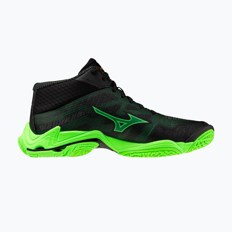 Volejbalové boty Mizuno Wave Lightning Elite Mid black/glowing apple/mandarin orange 9