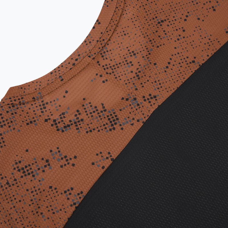Pánské běžecké tričko Mizuno Active DryAeroFlow Graphic copper brown 4