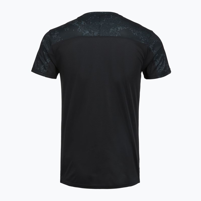 Pánské běžecké tričko  Mizuno Active DryAeroFlow Graphic black/gray 2