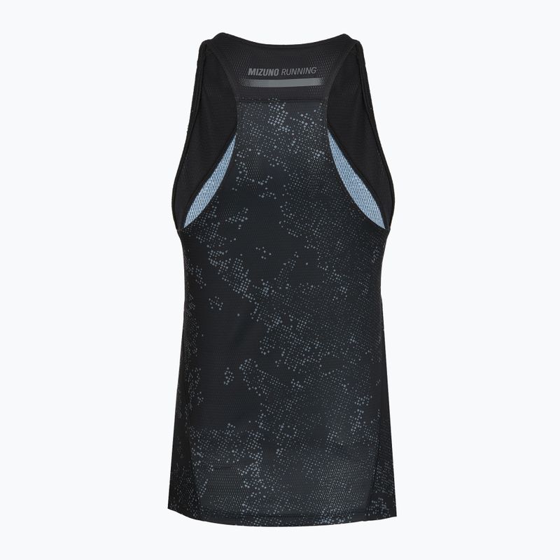 Dámské běžecké tričko Mizuno Active DryAeroFlow Graphic Tank Top black 2