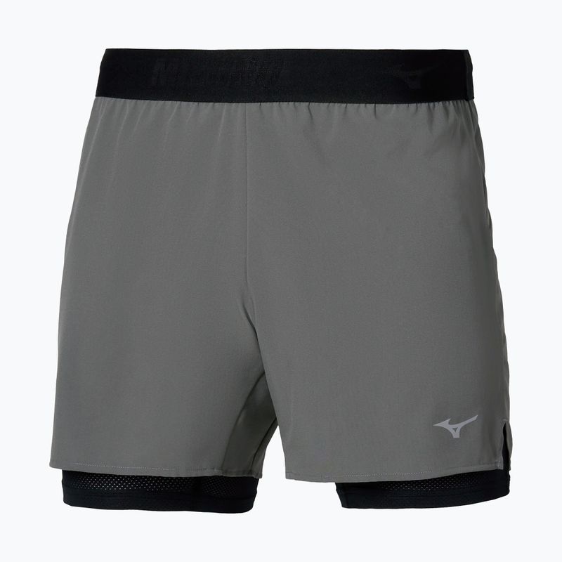 Pánské běžecké šortky Mizuno Core 5.5 Inches 2in1 lava smoke 2