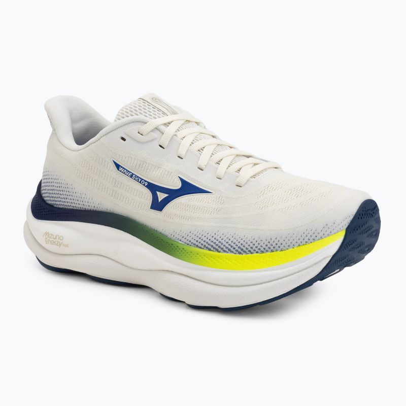 Pánské běžecké boty Mizuno Wave Sky 9 snow white/surf the web/lightning yellow