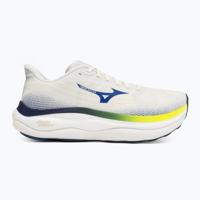 Pánské běžecké boty Mizuno Wave Sky 9 snow white/surf the web/lightning yellow 2