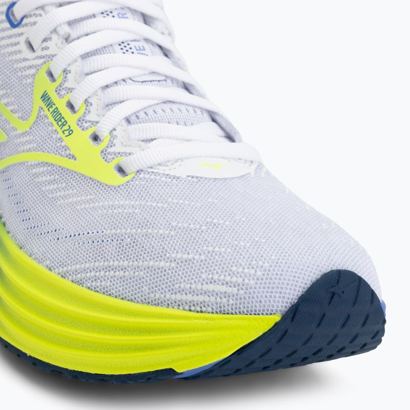 Dámské běžecké boty Mizuno Wave Rider 29 white/lightning yellow/ultramarine 7