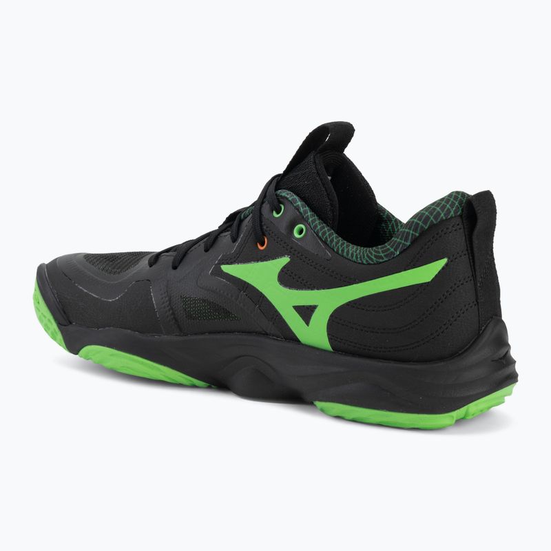 Volejbalové boty Mizuno Wave Momentum Elite black/glowing apple/mandarin orange 3
