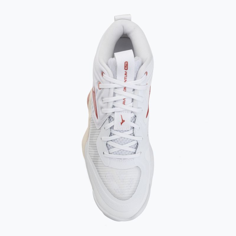 Dámské volejbalové boty  Mizuno Wave Momentum Elite Mid white/rose elegance/lava falls 5