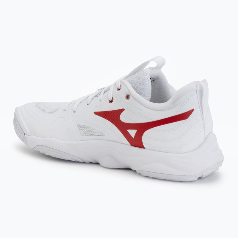 Dámské volejbalové boty Mizuno Wave Momentum Elite white/rose elegance/lava falls 3