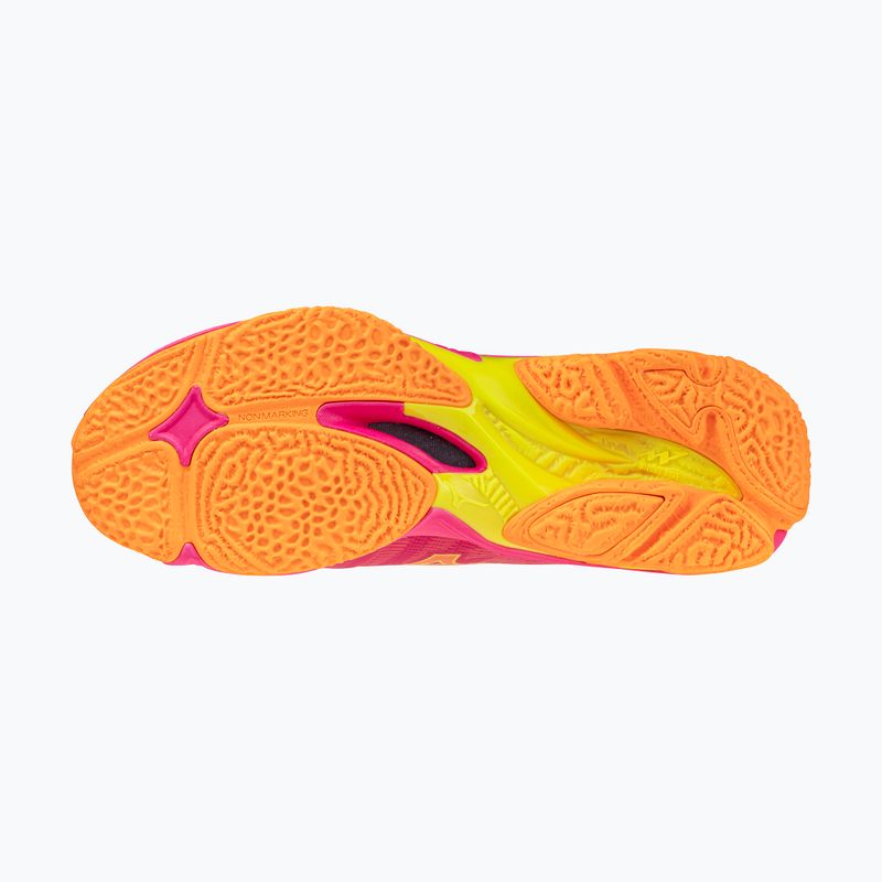 Volejbalové boty Mizuno Wave Lightning Elite pink tetra/fortune yellow/ligh 11
