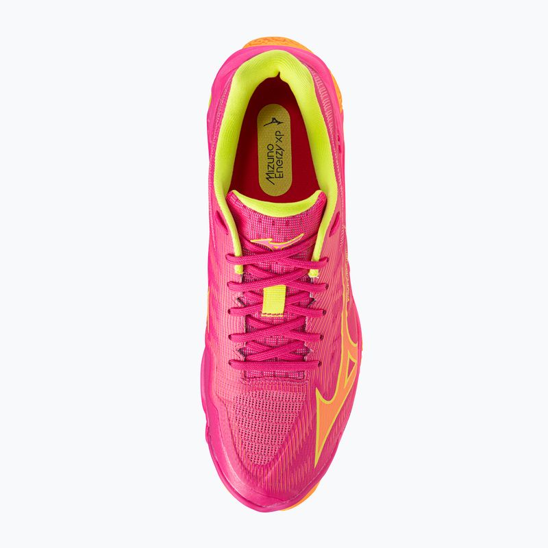 Volejbalové boty Mizuno Wave Lightning Elite pink tetra/fortune yellow/ligh 12