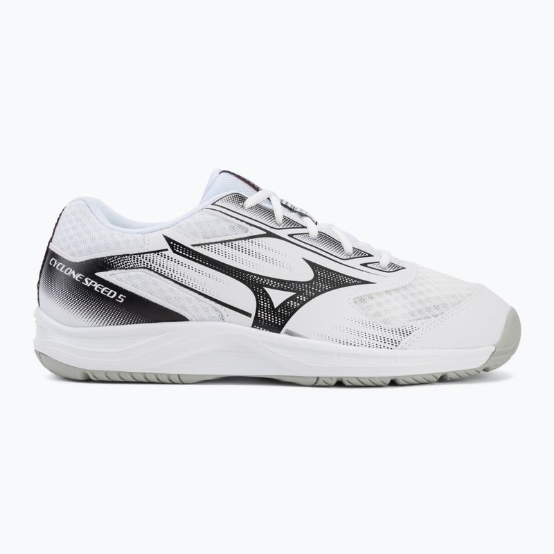 Volejbalové boty Mizuno Cyclone Speed 5 white/black/fiery red 2