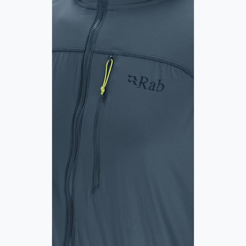 Pánská trekingová mikina Rab Ascendor Summit Hoody orion blue 11