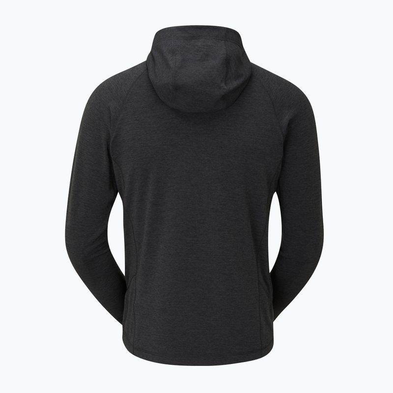 Pánská treková mikina Rab Nexus Hoody černá QFF-70 5