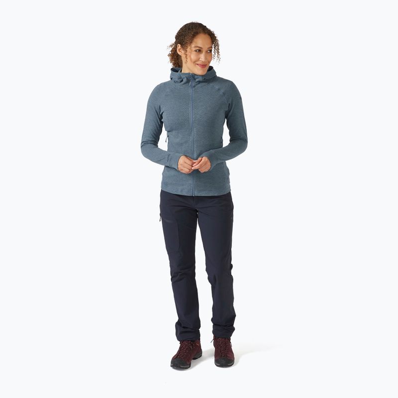 Dámská cyklistická mikina Rab Nexus Hoody modrý QFF-71 3