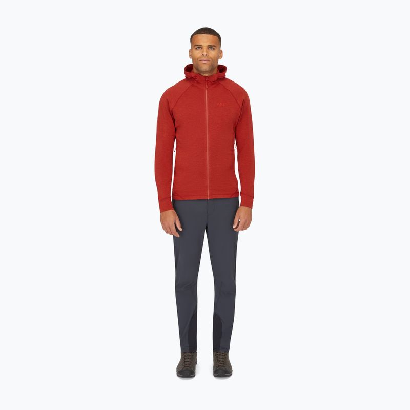 Pánská mikina Rab Nexus Hoody tuscan red 2