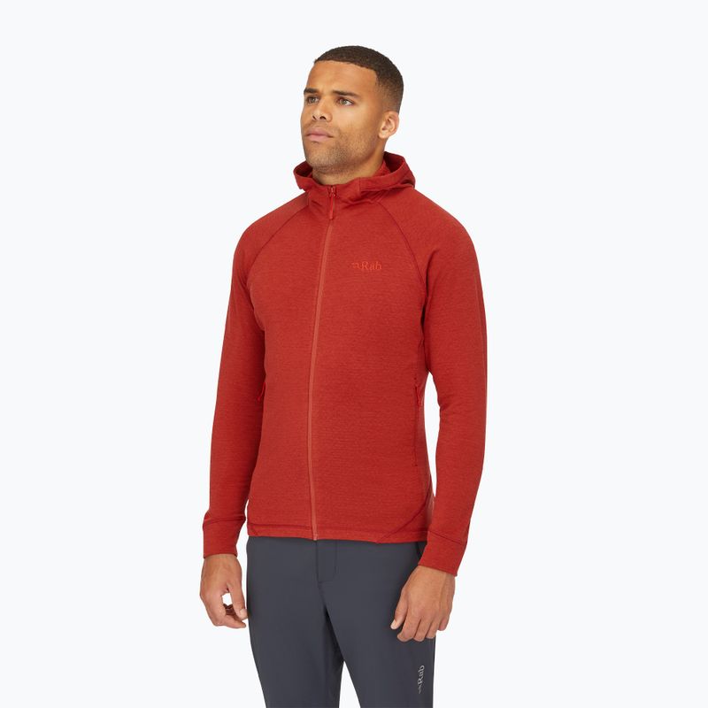 Pánská mikina Rab Nexus Hoody tuscan red 3