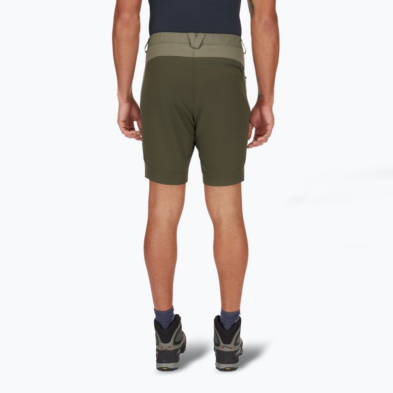 Pánské šortky Rab Torque Mountain light khaki/army 3