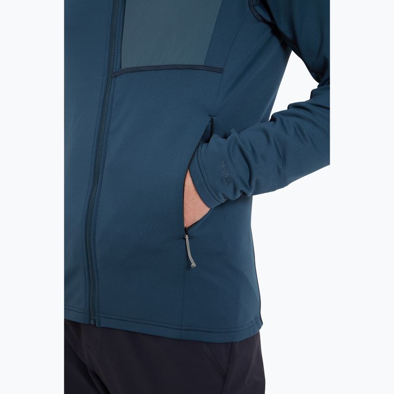 Pánská trekingová mikina Rab Superflux Hoody tempest blue 7