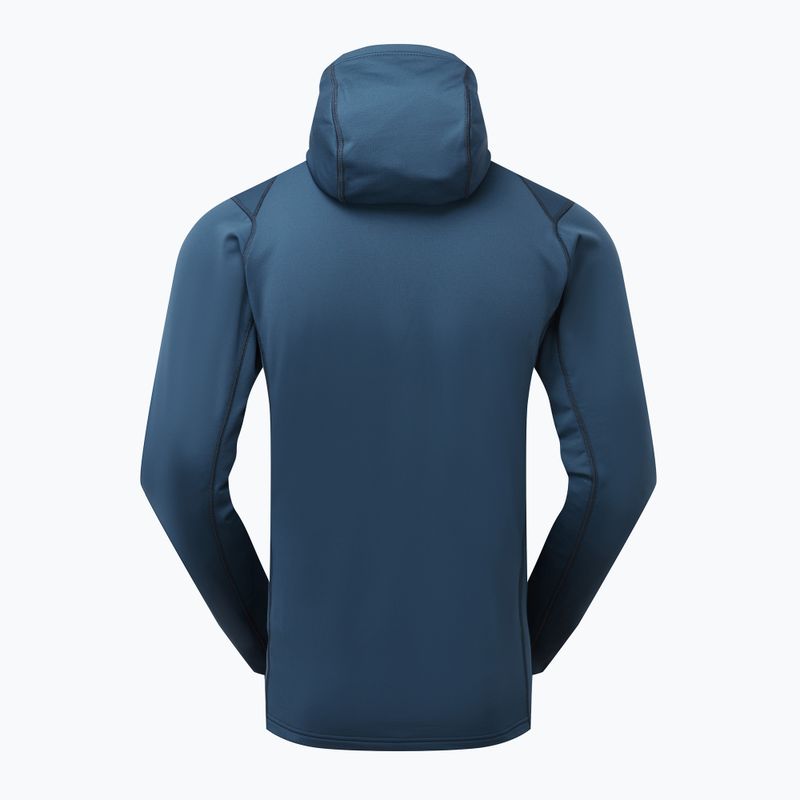 Pánská trekingová mikina Rab Superflux Hoody tempest blue 11