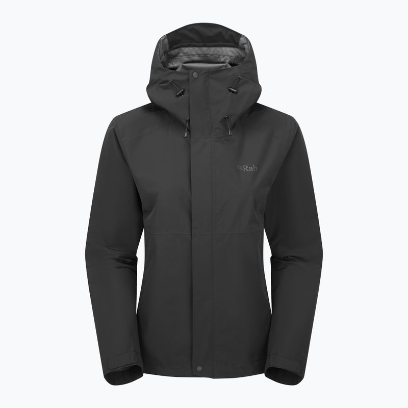 Dámská nepromokavá bunda Rab Downpour black 12