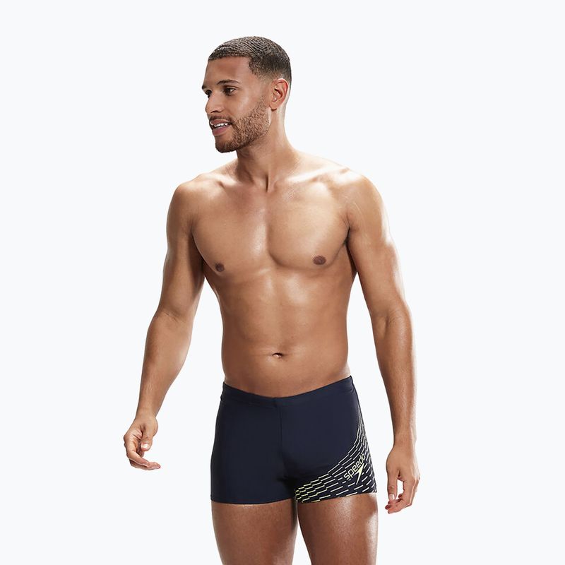 Pánské plavecké boxerky Speedo Medley Logo Aquashort navy blue 8-1135406872 5