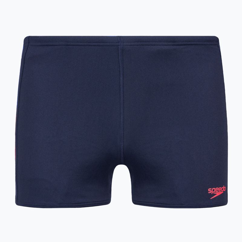 Pánské plavecké boxerky Speedo Tech Panel navy/orange