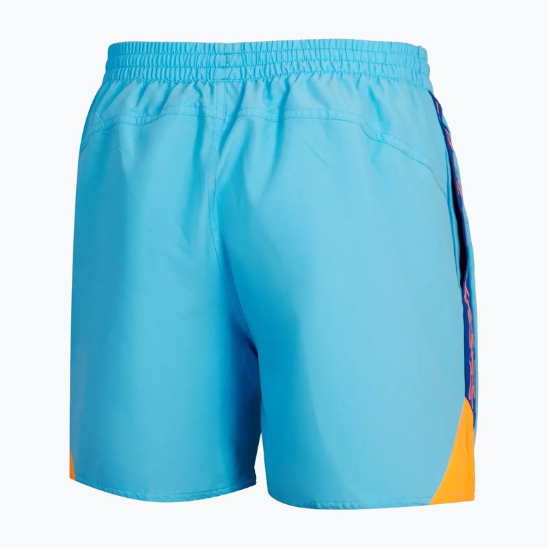 Speedo Hyperboom Splice 16" pánské plavecké šortky picton blue/true cobalt/mandarin peel 5