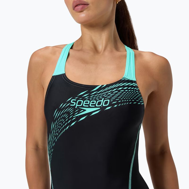Dámské jednodílné plavky Speedo Medley Logo Medalist arctic glass 9